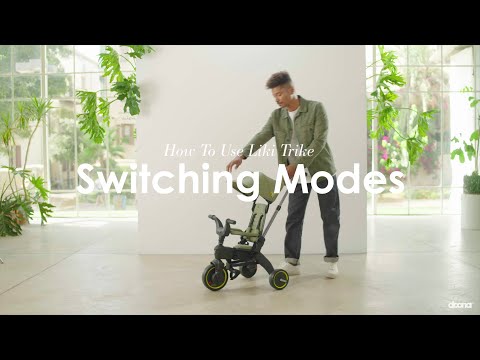 Doona Liki Trike S5 5in1 Sulankstomas triratis dviratukas, juodas video