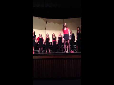 Carter high school women's ensemble: Radioactive accapella