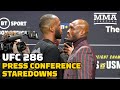 Leon Edwards, Kamaru Usman Face Off Before Trilogy | UFC 286 | MMA Fighting