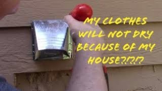 How to Install a Dryer Duct or Why Does my Clothes Take so Long to Dry?