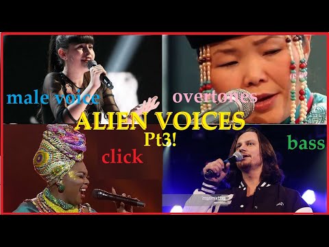 ALIEN VOICES Part 3!!! (Siki Jo-An, Diana Ankudinova, Tim Foust,...) #alien #voice #2023 #singers