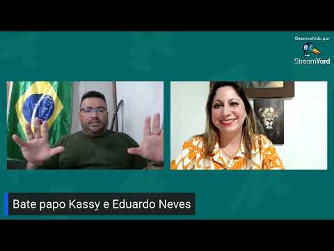 Bate papo entre Eduardo Neves e Kassy Borges, de Maximiliano de Almeida-RS.