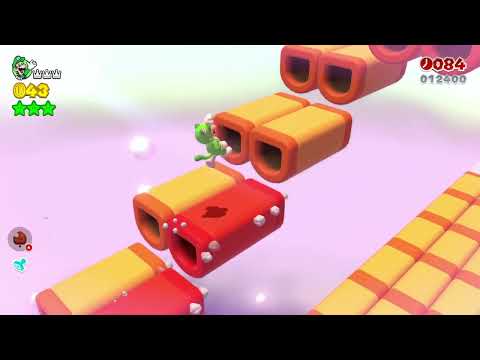 Super Mario 3D World (Switch) 9-4 100% Speedrun - Time: 31 (WR)