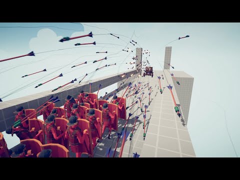 SHIELD BEARER vs GOD RANGED UNITS in TOTALLY ACCURATE BATTLE SIMULATOR ||