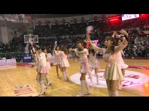 080301 SNSD - Kissing You@ 프로농구 올스타전