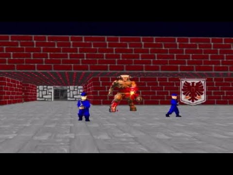 Cyberdemon vs Natzis | Doom II Map 32: Grosse