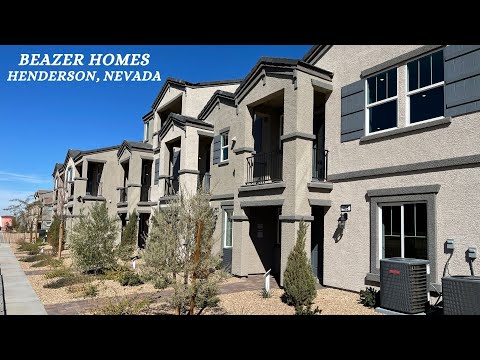 Juniper Trails by Beazer Homes | The Griffin Model Tour $351,990+, Henderson Townhouses For Sale