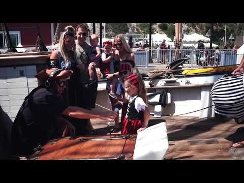 Pirate Families Board The Spirit Of Dana Point