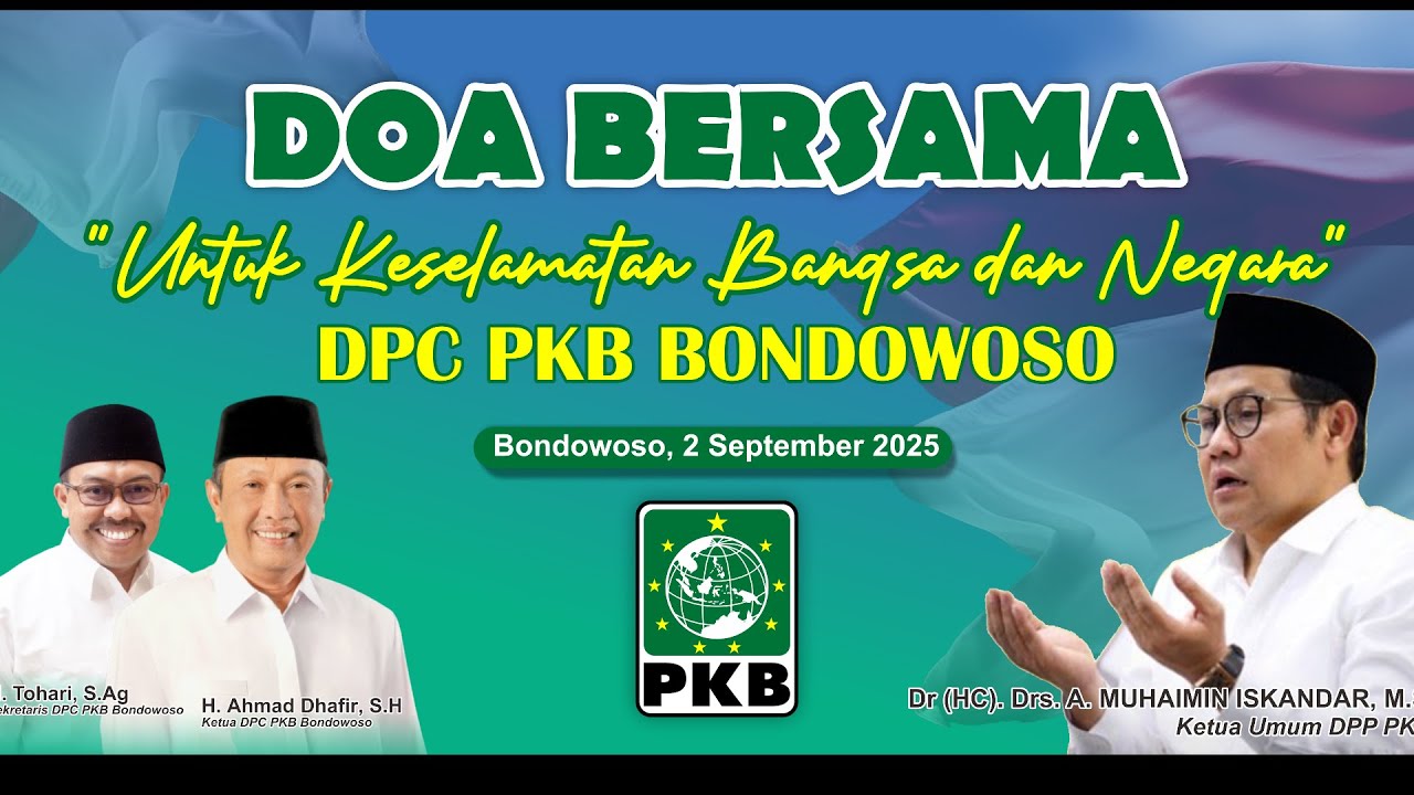 🔴 LIVE :  Do'a Bersama untuk Keselamatan Bangsa dan Negara