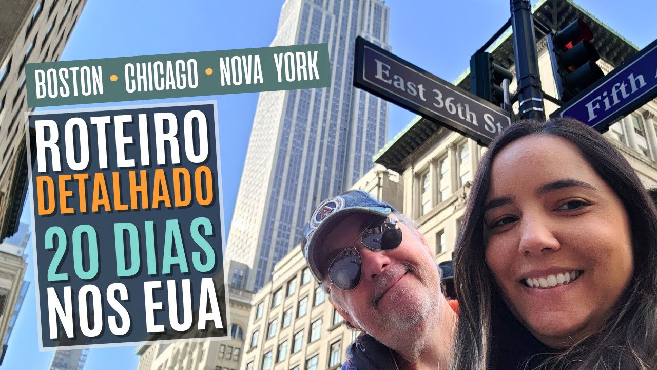 20 dias nos ESTADOS UNIDOS - Nosso ROTEIRO de VIAGEM DETALHADO por BOSTON, CHICAGO E NOVA YORK