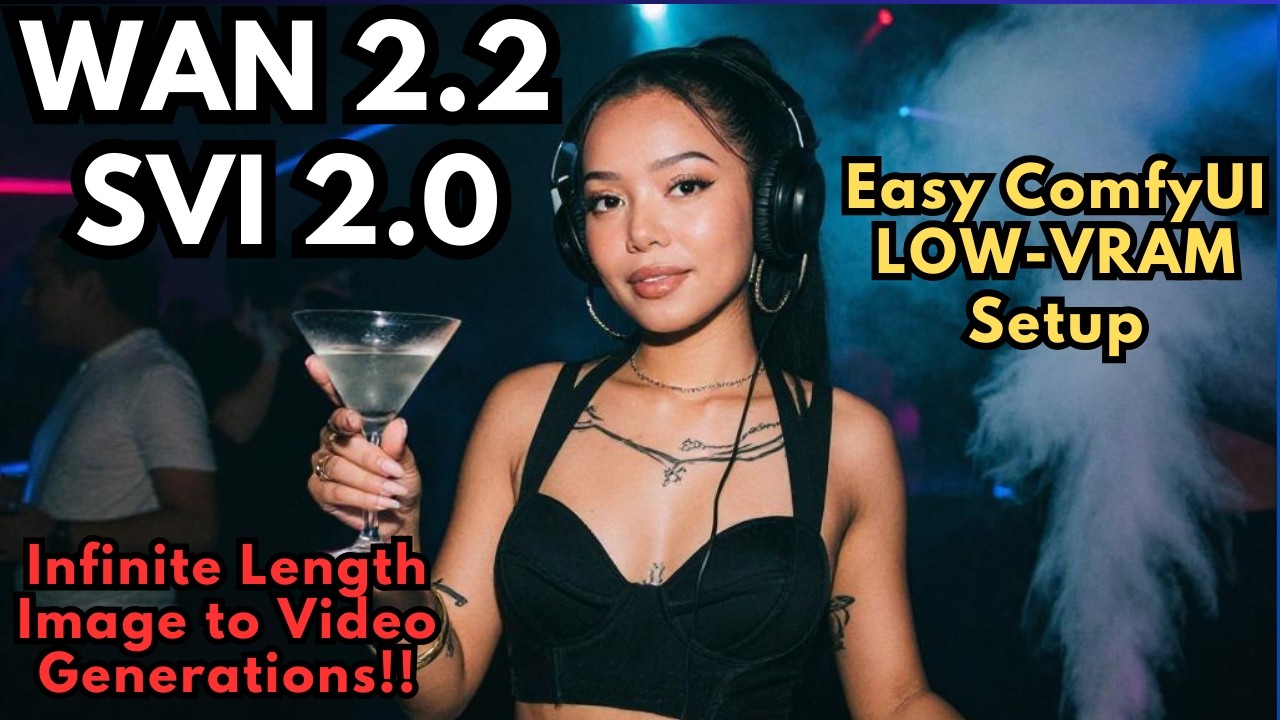 WAN 2.2 SVI 2.0 Pro — Long Length AI Videos in ComfyUI