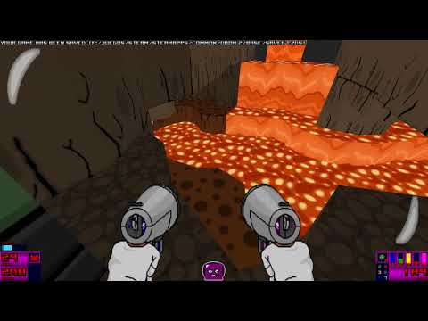 Doom2: Adventures of Square Episode 2 - E2A9 Queso Chasm - All Secrets