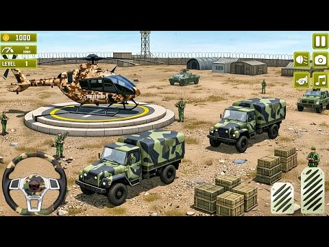 US Army Truck Simulator 3D: Drive Military Trucks, Rescue Soldiers & Deliver Cargo in Warzone 
