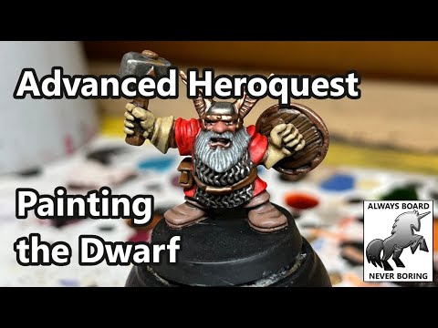 How to Paint Sven Hammerhelm (the Dwarf Warrior) | Painting Advanced Heroquest | Easy Painting Guide