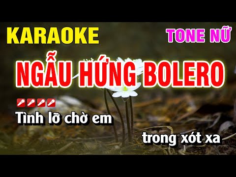 Karaoke Ngẫu Hứng Bolero Tone Nữ Nhạc Sống Beat Mới | Nguyễn Linh