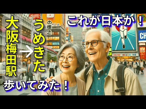 阪急梅田駅🚉うめきた💨グランフロント大阪🌆まで歩いてみた！👟