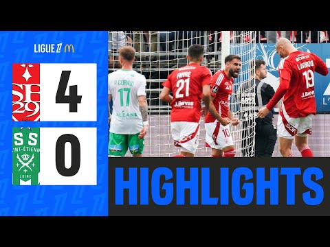 STADE BRESTOIS 29 - AS SAINT-ÉTIENNE (4-0) - Week 3 - Ligue 1 McDonald's 24/25