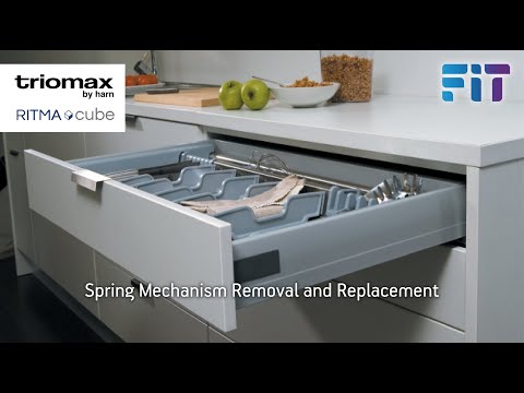 Learn How to Remove and Replace the Spring Mechanism in a Harn Triomax Drawer