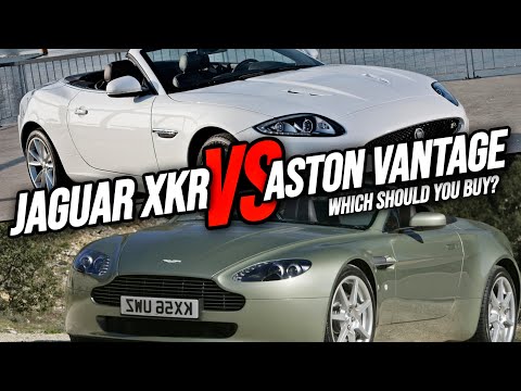Which British GT Should You Buy | Jaguar XKR vs Aston V8 Vantage Comparison | Rivals Showdown