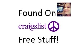 Free Stuff On Craigslist