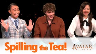 Spilling The Tea! With The Young Cast of Avatar: Fire and Ash