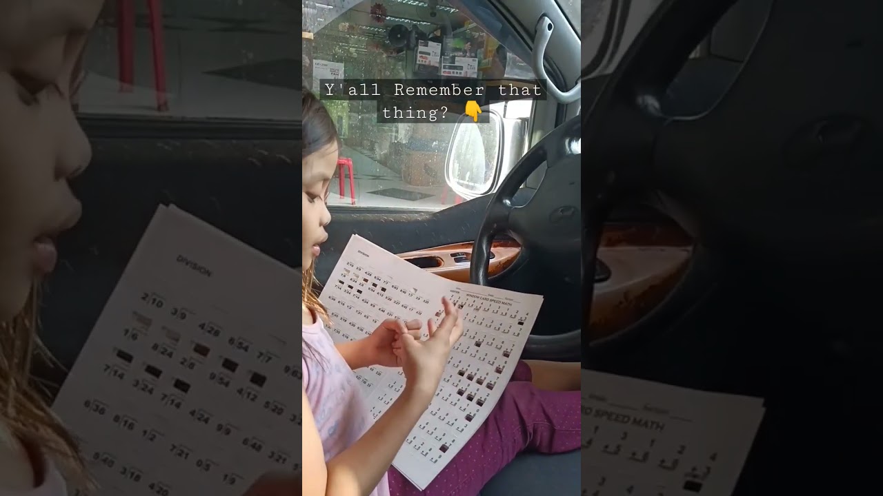 Math Window Card 👨‍🏫👩‍🏫 #oldschool