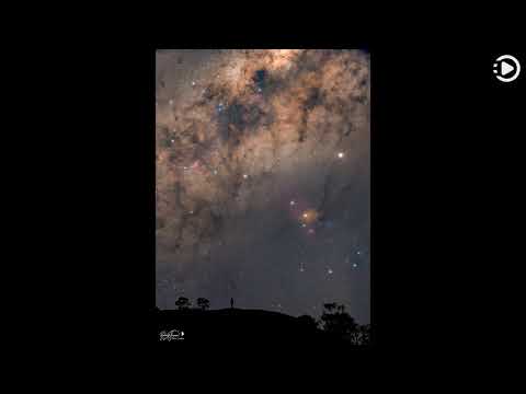 APOD: 2019-10-15 - The Galaxy Above (Narrated by Amy)