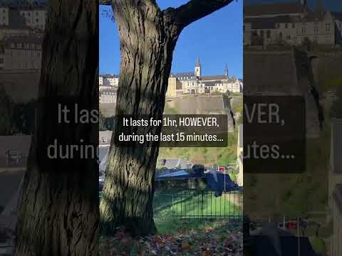 O tour de áudio do trem terrestre Petrusse Express com VR em Luxemburgo!