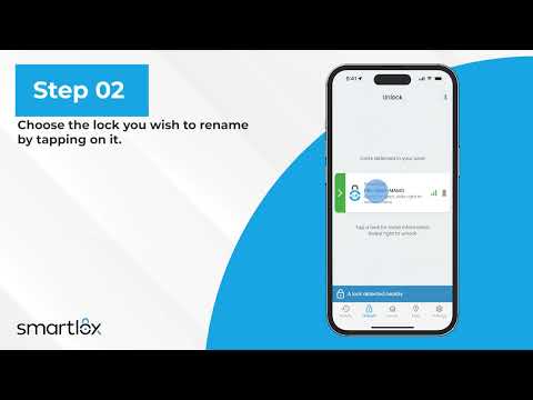 Renaming Your Locks with Nyckel app | Smartlox
