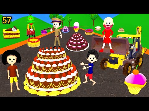 CINCHU KI SHAITANI (PART 57) | Cake Wala Cartoon | Desi Comedy Video | Cartoon
