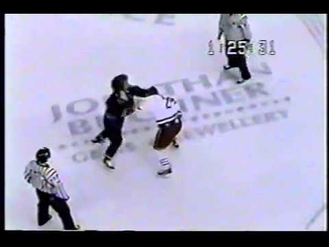 Mar 14, 2001 Jon Mirasty vs Jack Redlick Tri City Americans vs Kamloops Blazers RD 2 WHL