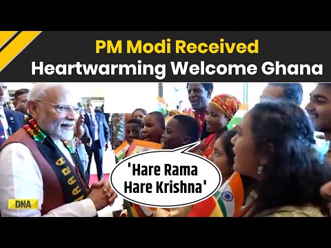 PM Modi In Ghana: From Ceremonial Welcome To Greeting A Sea Of Crowds, PM Modi's Day In Ghana