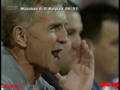 Liga de Campeones 98/99: Bayern Munich 4-0 FK Obilic (12/08/1998). Narración en alemán.