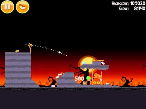 Trick or Treat 3-1 | Score 111030 | Angry Birds Seasons