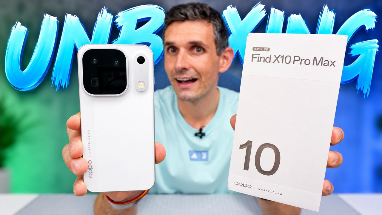 YA TENGO el OPPO Find X10 Pro Max ¡Este UNBOXING trae SORPRESAS!