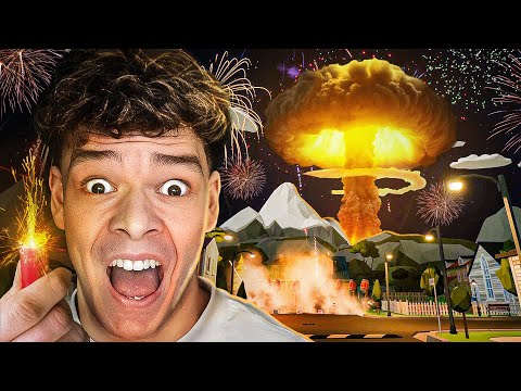 Feuerwerk Simulator, aber Ich Sprenge ALLES in die Luft…