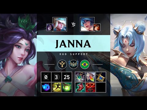 Janna Support vs Sona - BR Challenger Patch 25.17