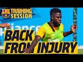 UMTITI REJOINS THE TEAM