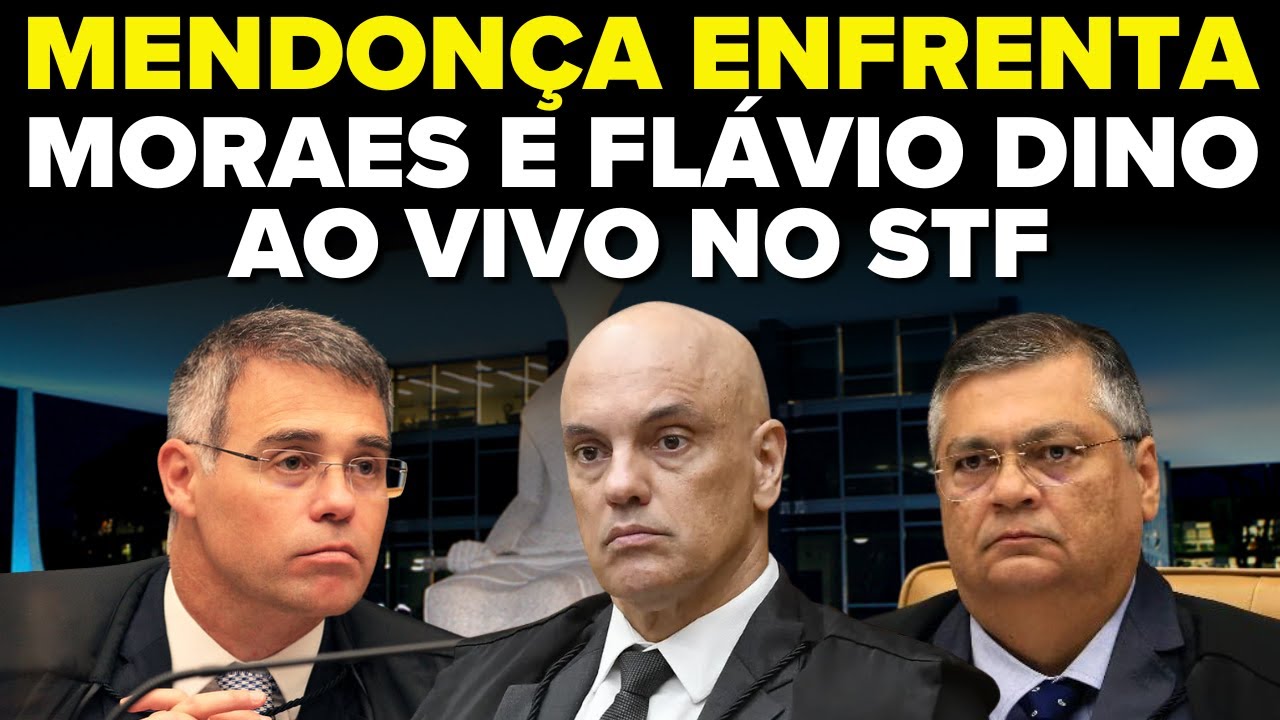 Ministro André Mendonça PERDEU a Paciência e DETONOU Moraes em Sessão no STF - Bolsonaro Acertou