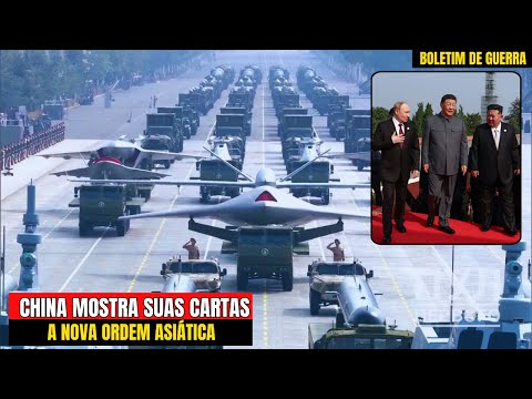 China faz demonstração de força: Xi Jinping, Putin e Kim Jong Un reunidos em desfile militar