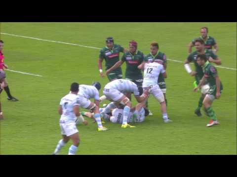 TOP 14 - Racing 92 - Pau : 43-13 Essai Manuel CARIZZA (RAC) - J24 - Saison 2015/2016