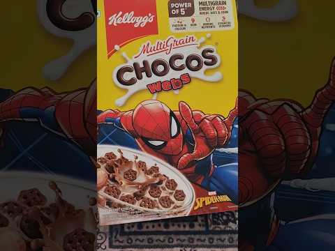 Unboxing Kelloggs CHOCOS Webs #shorts