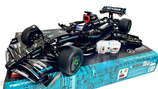 How to Build and Motorize LEGO Technic F1 42171 Mercedes AMG Performance Full RC Car MOD MOC (4K)