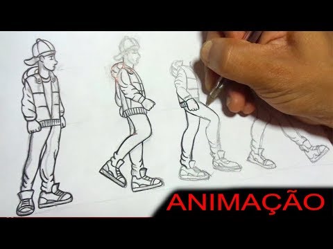 Como fazer Animação de um Personagem Andando ( Sem usar Scanner )