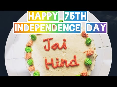Butter cream icing cake ll Happy 75th Independence day ll Manjusha cookery channel