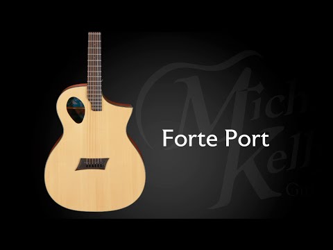 Michael Kelly MKFPSNASFXL Forte Port Lefty Solid Spruce Top Mahogany Neck 6-String Acoustic-Electric Guitar image 7