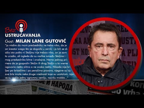 BEZ USTRUČAVANJA - Milan Lane Gutović: Današnji političari mućkaju kao Šojić, u skladu sa propisima!