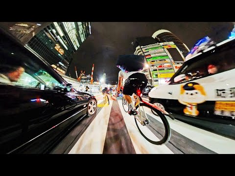 Tokyo Night Ride With Bike Messengers