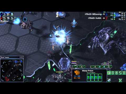 SC2 Legacy of the Void - MCanning (P) VS KoMA (T) On Dusk Towers