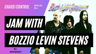Jam with Bozzio Levin Steve Stevens "Chaos/Control" BPM 90 Bm guitar Backing track #jamwith practice